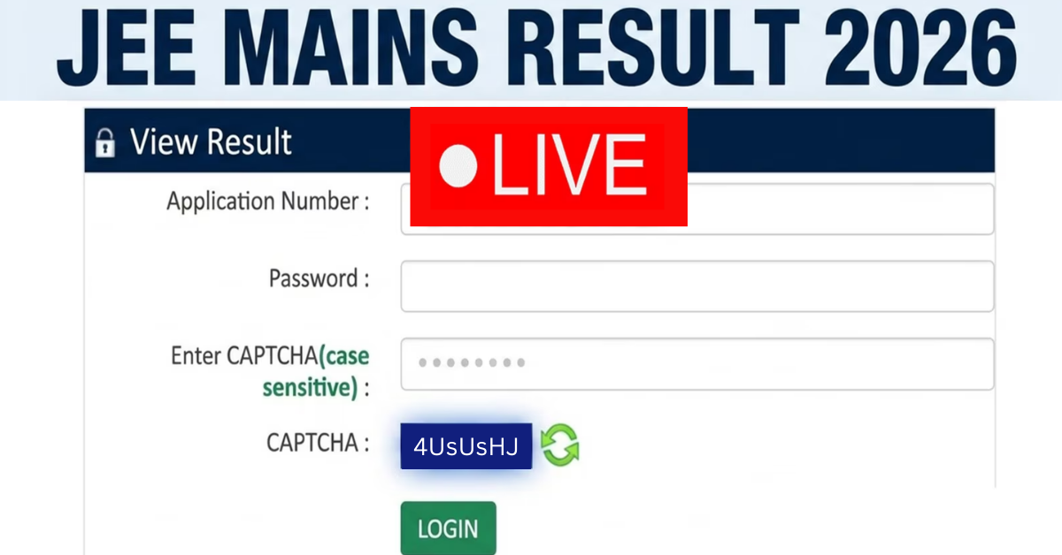 JEE Mains Result 2026