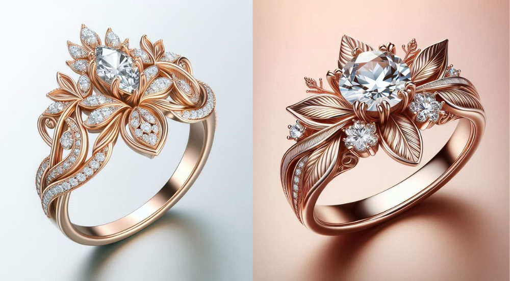 Nature-Inspired Engagement Rings
