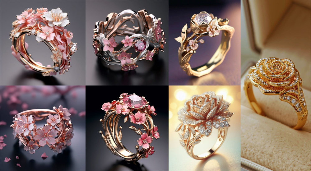 Nature-Inspired Engagement Rings