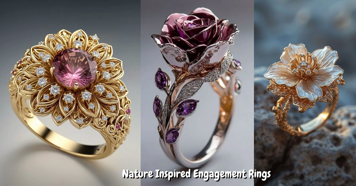 Nature-Inspired Engagement Rings