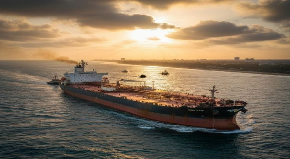 US-Owned Oil Tanker Destroyed