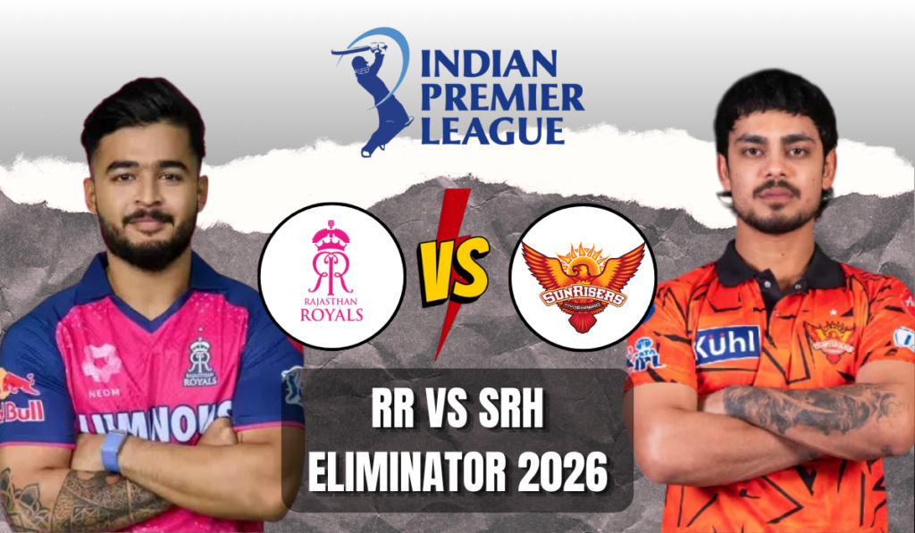 RR vs SRH Eliminator 2026