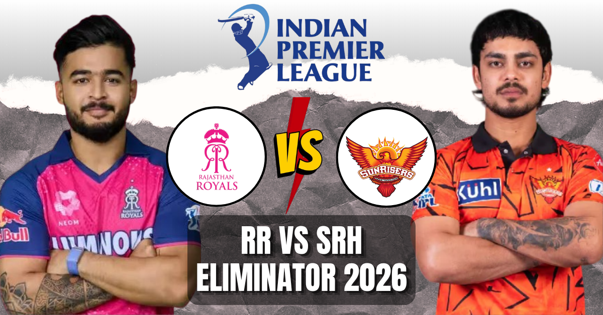 RR vs SRH Eliminator 2026