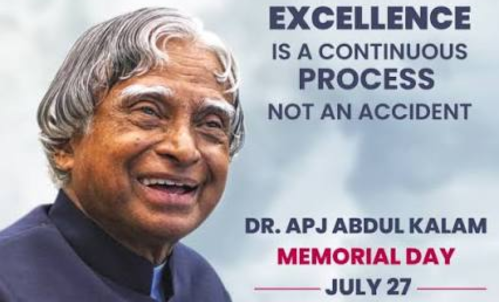 Dr. A.P.J. Abdul Kalam Memorial Day 2026