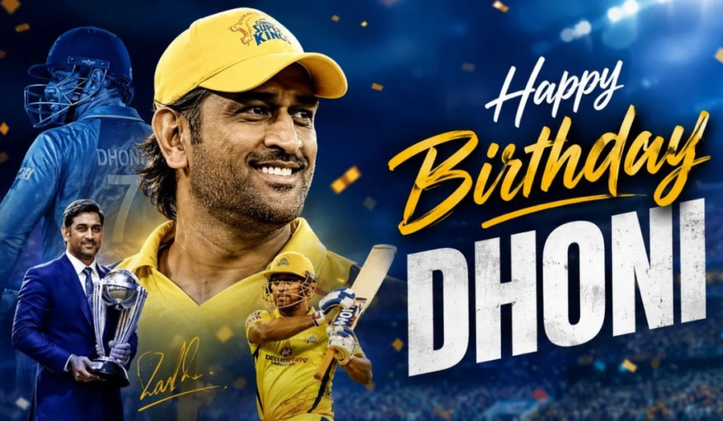Happy Birthday MS Dhoni