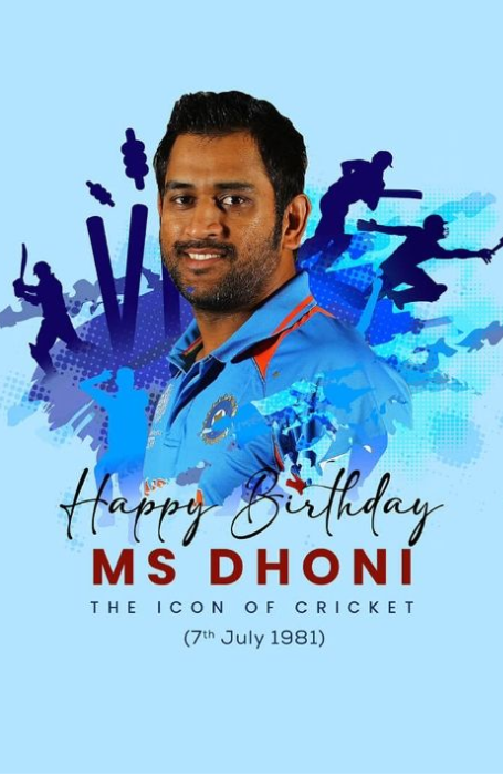 Happy Birthday MS Dhoni