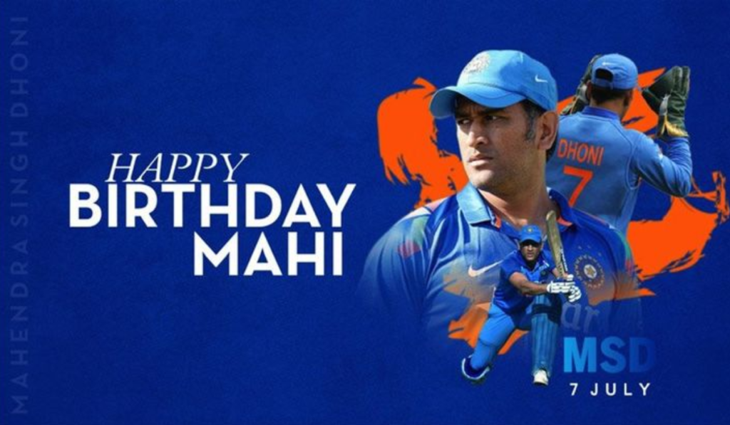 Happy Birthday MS Dhoni