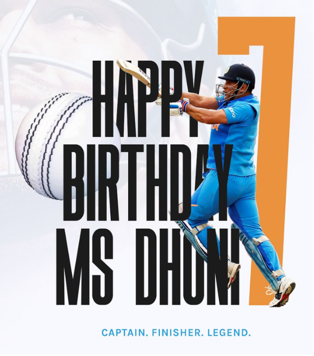 Happy Birthday MS Dhoni