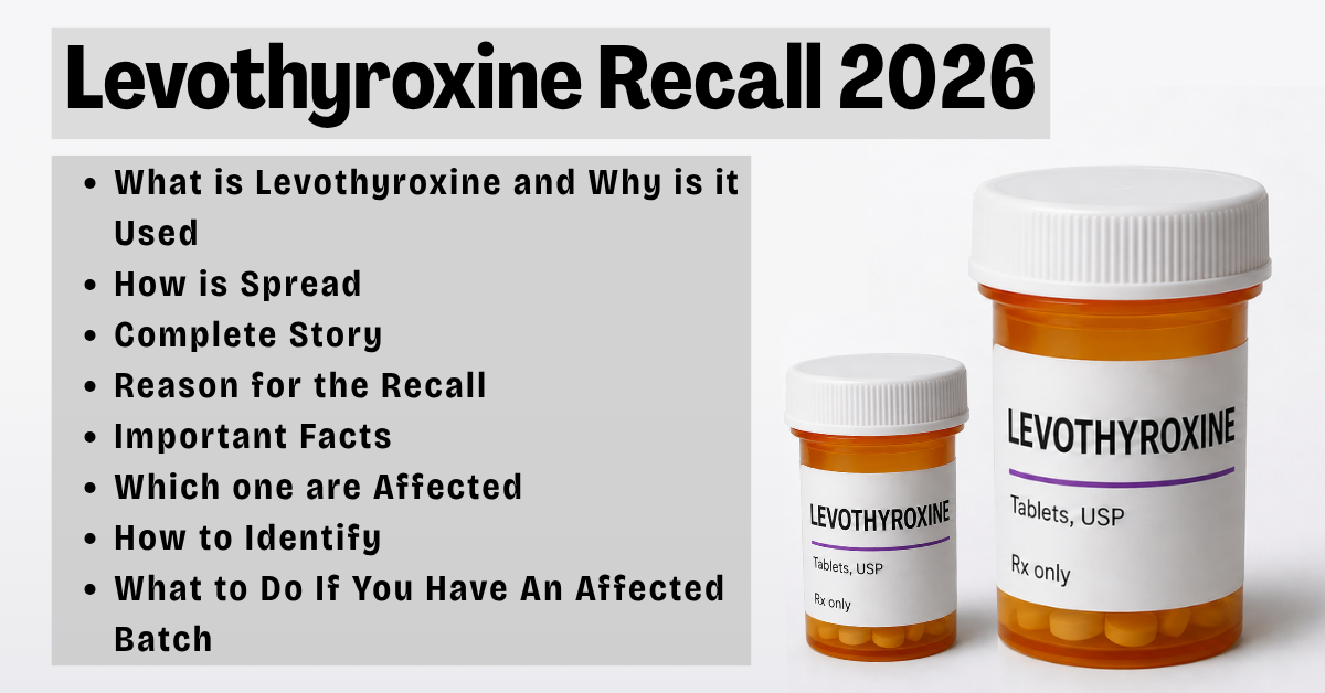 Levothyroxine Recall 2026