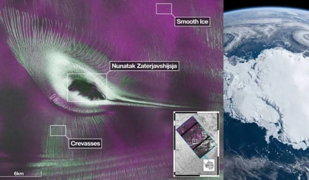 NASA's NISAR Satellite Spots 'Hummingbird' in Antarctica