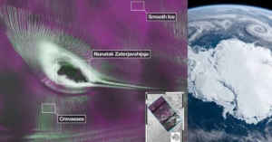 NASA's NISAR Satellite Spots 'Hummingbird' in Antarctica