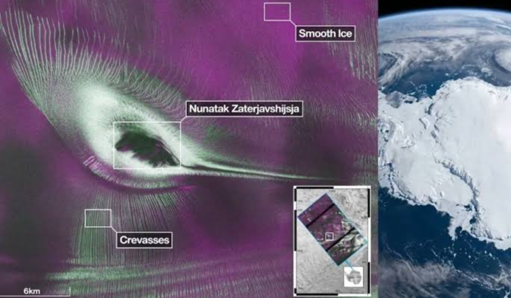 NASA's NISAR Satellite Spots 'Hummingbird' in Antarctica