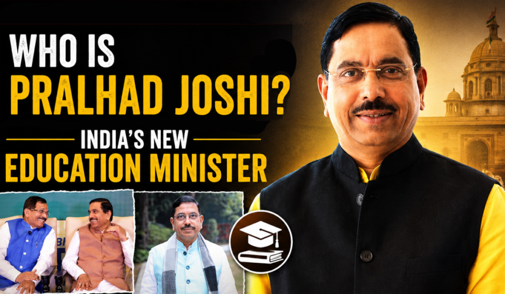 Prahlad Joshi, New Education Minister of India
