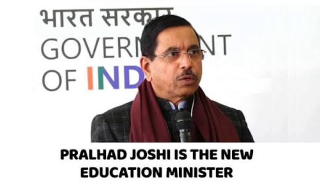 Prahlad Joshi, New Education Minister of India