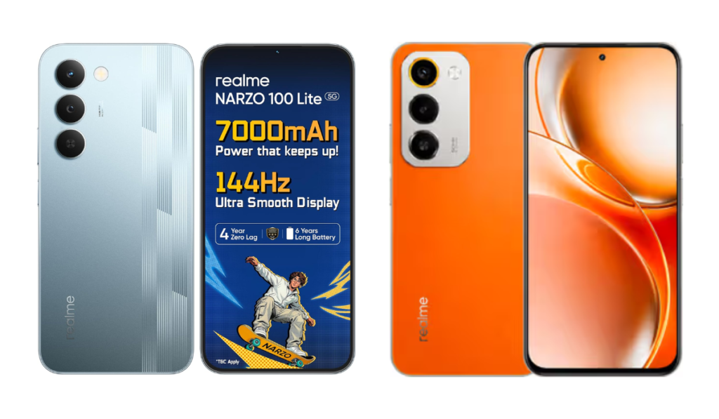 Realme Narzo 100x 5G and Narzo 100 Lite 5G