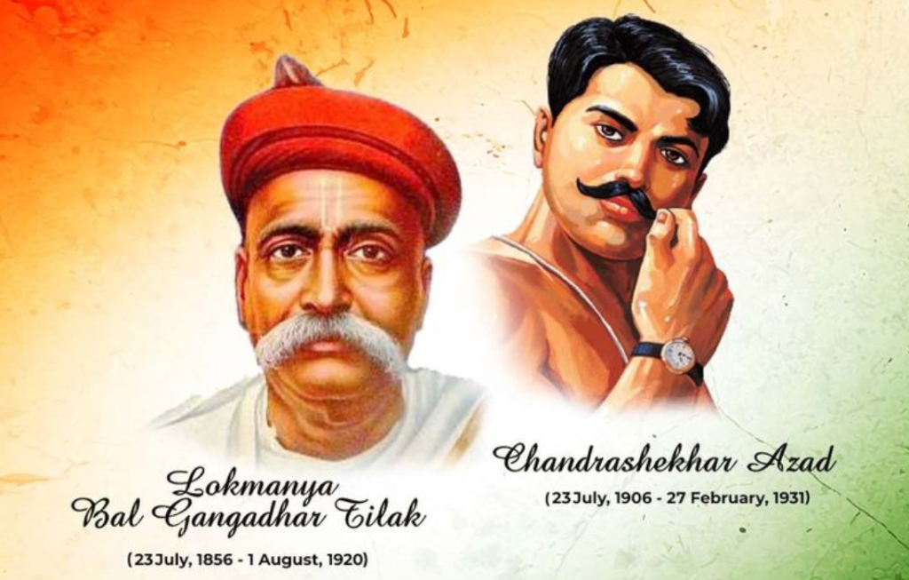 Lokmanya Bal Gangadhar Tilak & Chandra Shekhar Azad Jayanti 2026 in Hindi