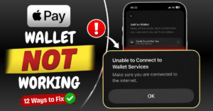 Apple Pay Down: "Unable to Connect to Wallet Services"