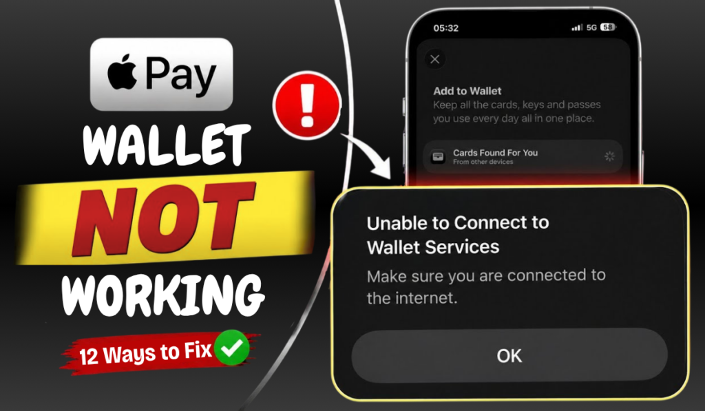 Apple Pay Down: "Unable to Connect to Wallet Services"