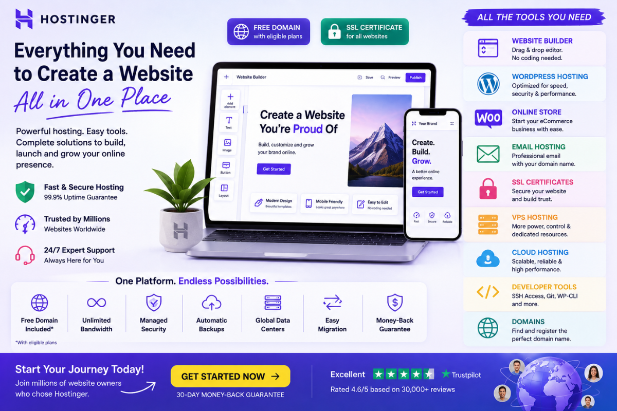 How to Create a Website on Hostinger